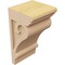 Ekena Millwork 7"W x 7"D x 14"H Wide Mayflower Rough Cedar Woodgrain TimberThane Corbel, Primed Tan CORUR07X07X14MAYRCPR - alternate 5